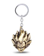 LLAVERO DRAGON BALL Z VEGETA DORADO