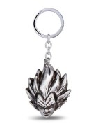 LLAVERO DRAGON BALL Z VEGETA PLATEADO