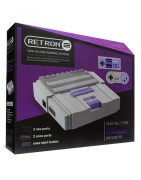 CONSOLA RETRON 2 GRIS + 2 MANDOS (SNES/NES)