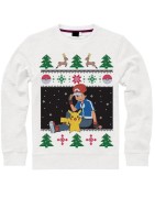 JERSEY NAVIDAD POKEMON BLANCO TALLA M