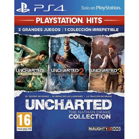 UNCHARTED COLLECTION PS HITS