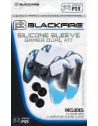 KIT 2 FUNDAS DE SILICONA+4 GRIPS BLACKFIRE
