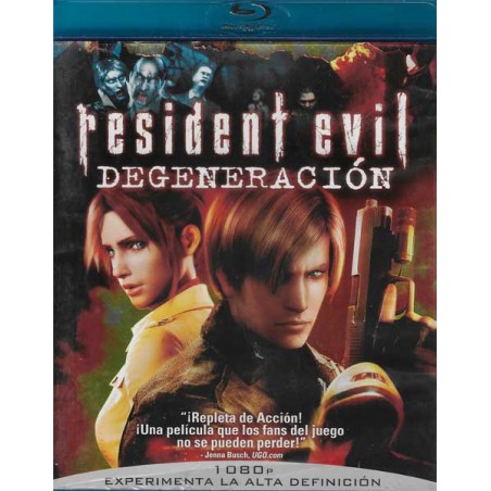 RESIDENT EVIL DEGENERACION BLU-RAY
