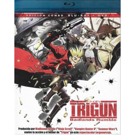 TRIGUN BADLANDS RUMBLE EDCION COMBO BLU-RAY-DVD