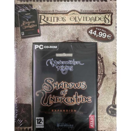REINOS OLVIDADOS : ESCENARIO DE CAMPAÑA + EXPANSIÓN NEVERWINTER NIGHTS SHADOWS OF UNDRENTIDE