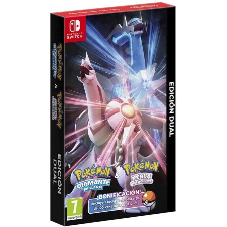 PACK DOBLE POKÉMON DIAMANTE BRILLANTE Y PERLA RELUCIENTE