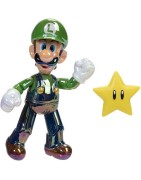 FIGURA ARTICULADA LUIGI PODER DE ESTRELLA 10 CM & SUPER ESTRELLA