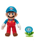 FIGURA ARTICULADA MARIO DE HIELO 10 CM & FLOR DE HIELO