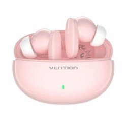 VENTION AURICULARES BLUETOOTH 5.3 CON ESTUCHE DE CARGA ROSA