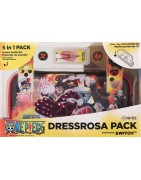 FUNDA ONE PIECE PACK 5 EN 1(FUNDA+GRIPS+CARCAS JOYCON+PORTECTO PANTALLA+ESTUCHE DE JUEGOS)