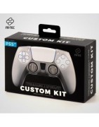 FUNDA SILICONA TRANSPARENTE+GRIPS+PEGATINA TOUCHPAD