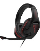AURICULARES CON MICRO UNYKA NOVA GPRO 2.1 BLACK MICROFONO ABATIBLE JACK 3.5mm MANDO DE CONTROL DE VOLUMEN Y MICRO