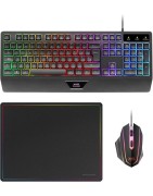 PACK MARS GAMING MCP124  ( TECLADO+RATON+ALFOMBRILLA)