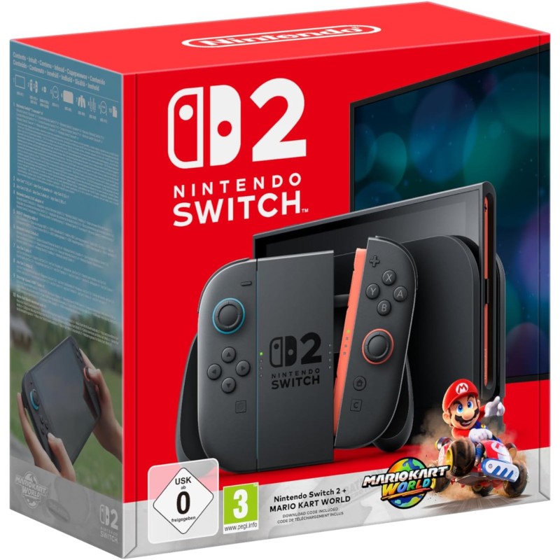 CONSOLA NINTENDO SWITCH 2 +MARIO KART WORLD